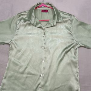 Women Satin Shirt