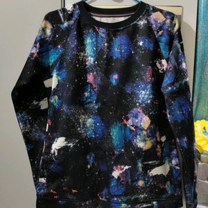 Galaxy Print Sweatshirt - New