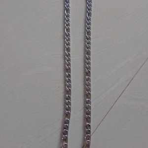 Silver Steel Chain For Boys