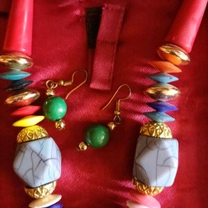 Necklace With Earrings