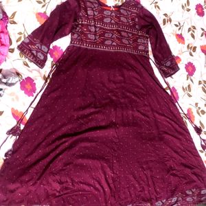 Anarkali Printed Long Gowen With Choli Ciqueans Wo