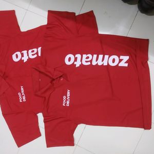 Combo Unused Zomato Dilevery T-Shirt New