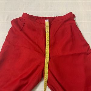 Blood Red Kashmiri 2pc Suit Pant