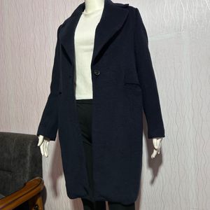 Navy Blue Overcoat-lightweight