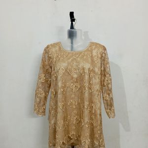 Lace Embroidery Top/Tunic