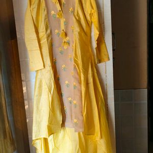 Yellow Flair Kurti