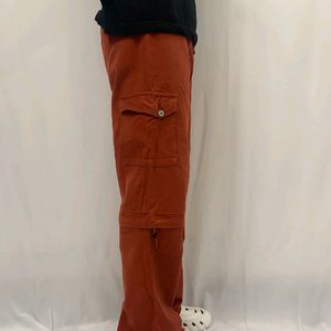 Unisex Red Cargo Pants