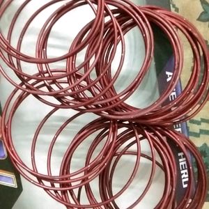 🔥💥Price Drop🎉 Save 🎀More ✨Offer🎁 #maroon #bangles #size2.4 #grabfast #grab #now Grab Now Nice Durable Maroon Metal Bangles Total Quantity 40 Pieces...  Hurry