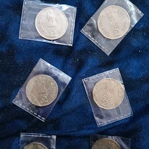 2 Ruppee Coin Mix Cois
