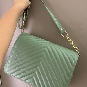 Olive Green Beautiful Sling Bag