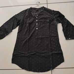 Black Cotton Tunic