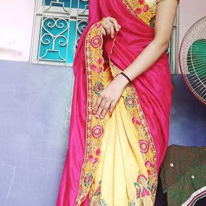 Saree Multicolour Wedding Wear