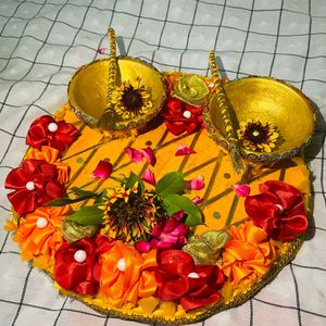 Haldi Platter FOR WEDDING