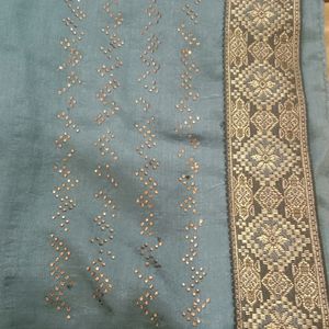 Party Wear Border Saree