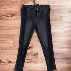 Charcoal Grey Skinny Fit Jeans