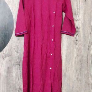 Pink Daily Wear Kurti