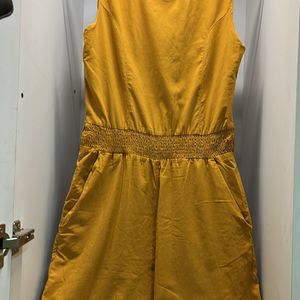 Mustard Colour Jumpsuit