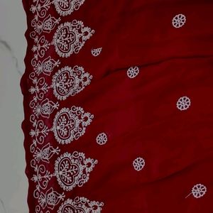 Wine Gown Kurti