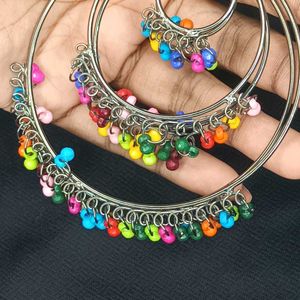 Multicolor Chandbali Earrings