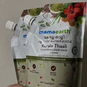 Mamaearth Kerala Thaali Hair Mask Pack 2