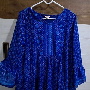 Itse Blue Kurti In Good Condition