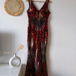 Everlaine Daisy Sequin Gown