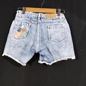 Cute Fame Forever Light Blue Shorts