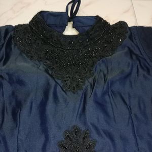 Neavy Blue Gown