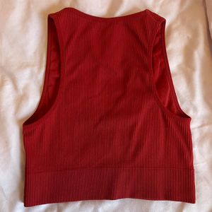 Garage Ribbed  Crop Top