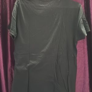 Black Solid Tshirt