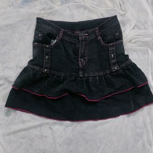 Y2K Denim Mini Skirt