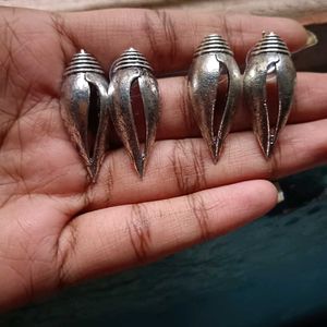 Teejh Sanka Silver Earring