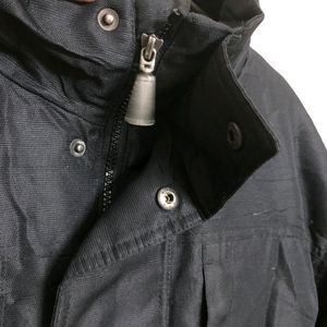 Retrfat Black Hooded Jacket