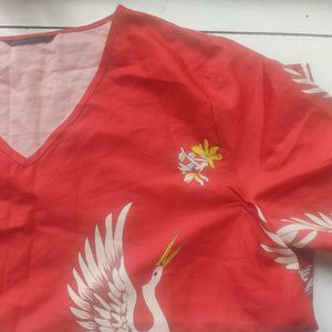 Red Flamingo Top