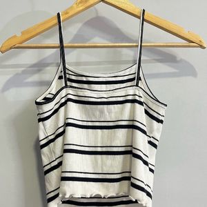 BLACK & WHITE CAMI TOP