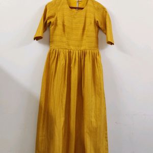 Long Mustard Gown