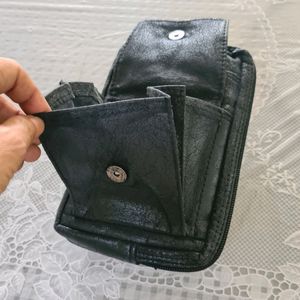 Samsonite Black Leather Pouch