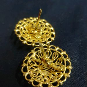 1+1 Golden Earrings New