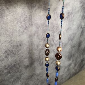 Blue N Copper Mala