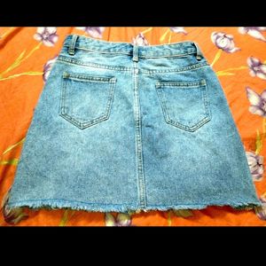 Combo Denim Skirts