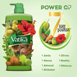 Vatika Shampoo New Whit Tag