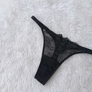 Thong Black Net