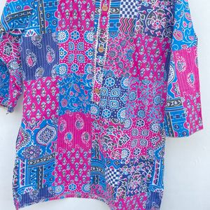 Printed Short Kurti