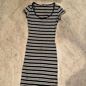 Stripped Bodycon Dress