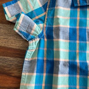 Mothercare Shirt - Blue Checked