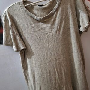 Grey [L] Sized T-shirt