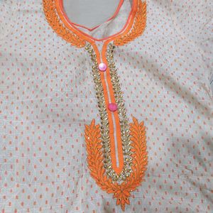 Fashionable Orange Kurti