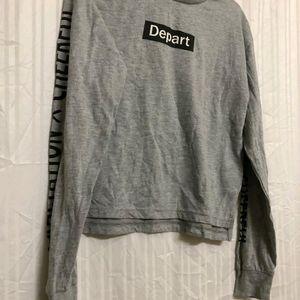 Colza Grey Long Sleeve T Shirt