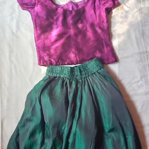 Stiched Skirt And Top