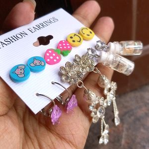 6 Earrings Set